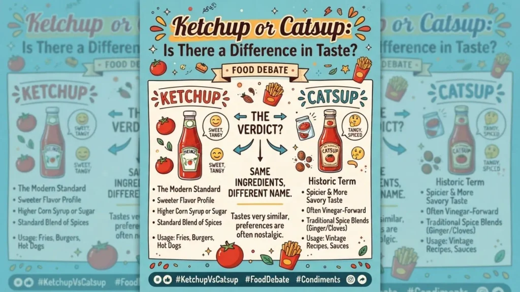 Ketchup or Catsup: Is There a Difference in Taste?