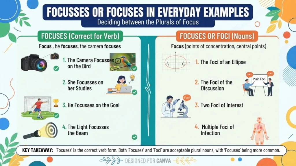 Common Mistakes with Focusses or Focuses