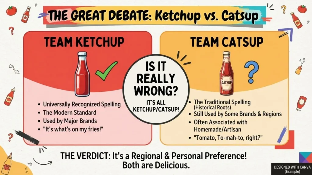 Is Catsup Wrong?