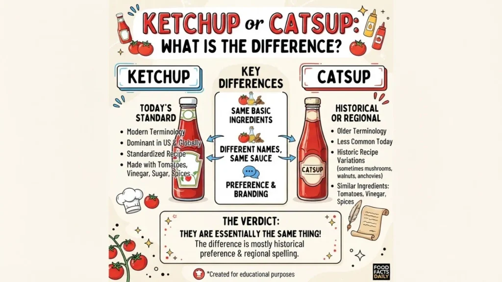 Ketchup or Catsup: What Is the Difference?
