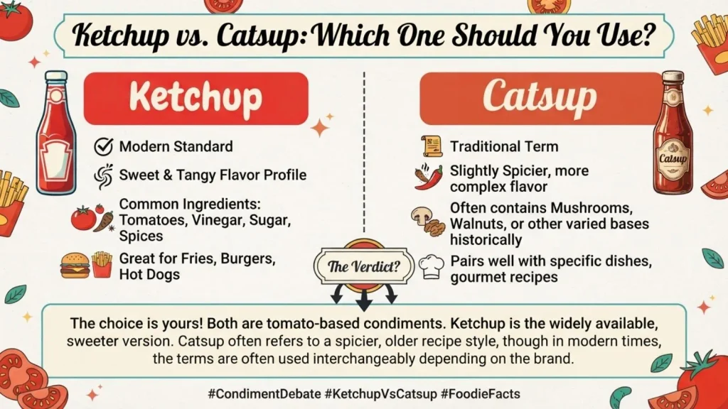 Ketchup vs. Catsup: Which One Should You Use?