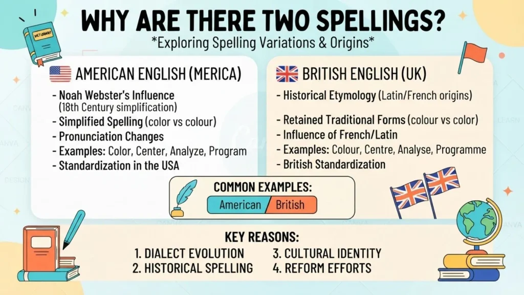 Why Are There Two Spellings?