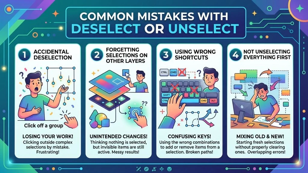 Common Mistakes with Deselect or Unselect