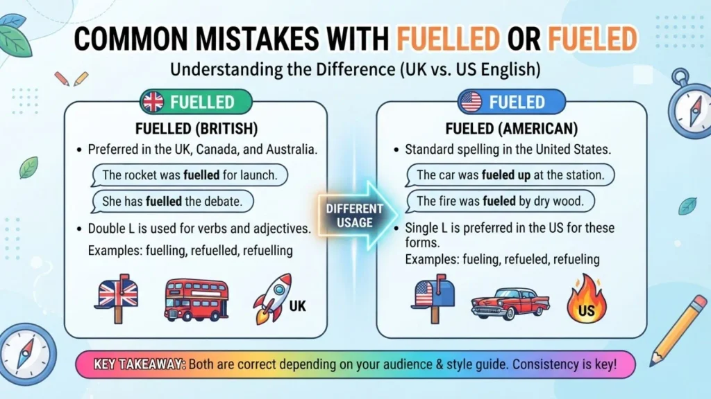 Common Mistakes with Fuelled or Fueled
