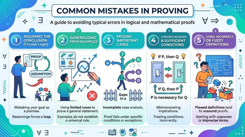 Common Mistakes with Proving