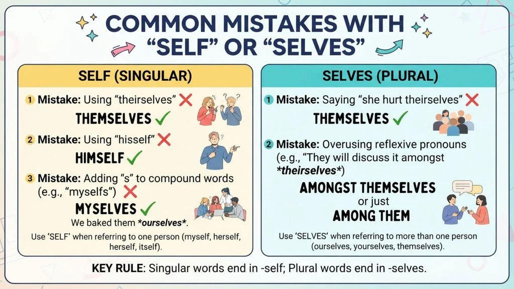Common Mistakes with Selfs or Selves