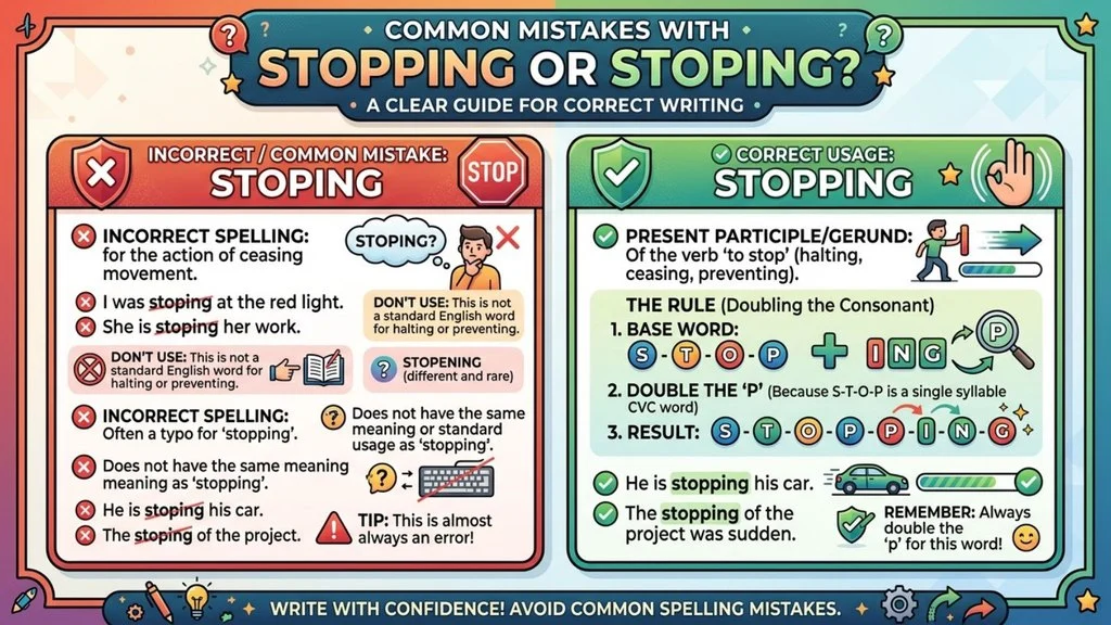 Common Mistakes with Stopping or Stoping