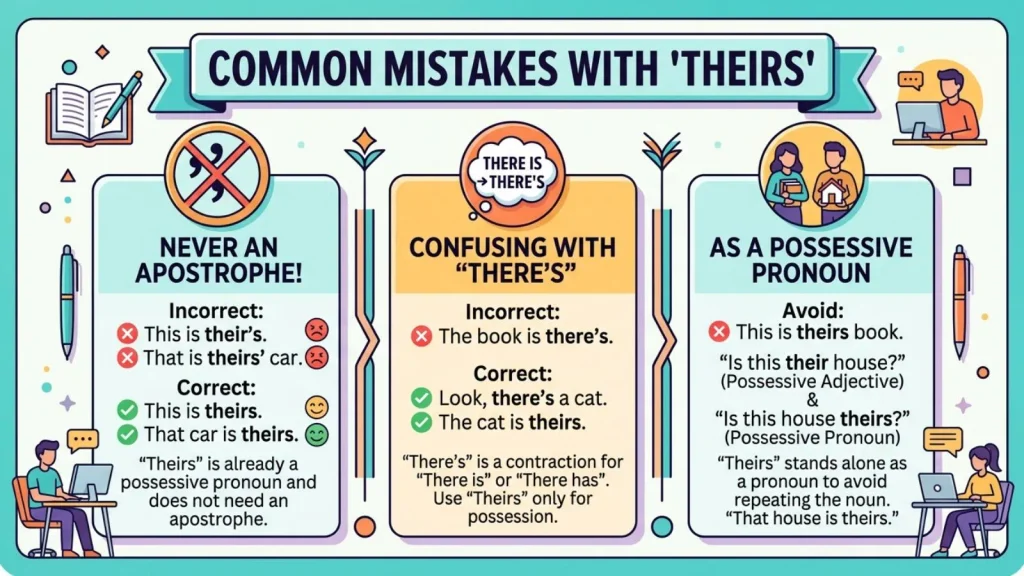 Common Mistakes with "Theirs"