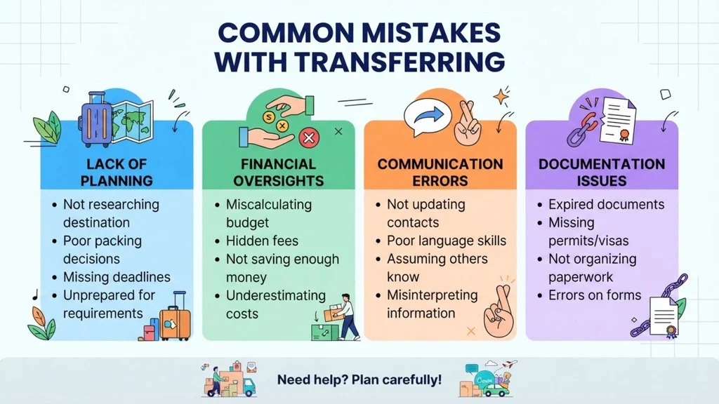 Common Mistakes with Transferring