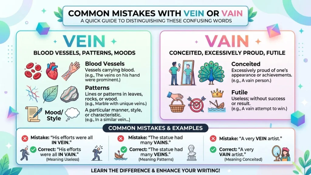 Common Mistakes with Vein or Vain