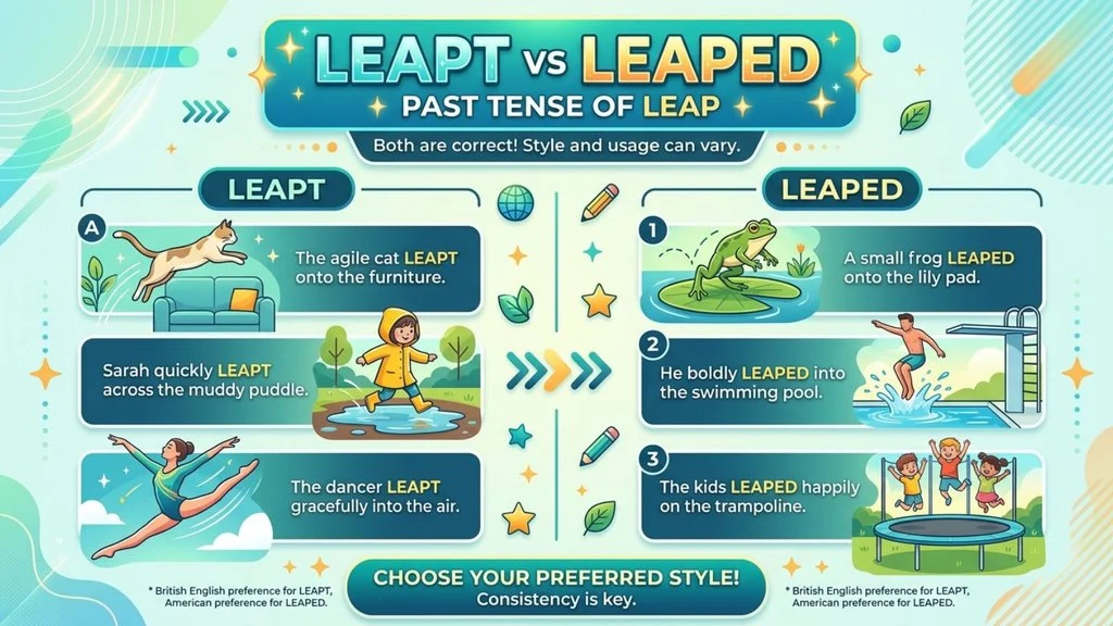 Leapt or Leaped in Everyday Examples