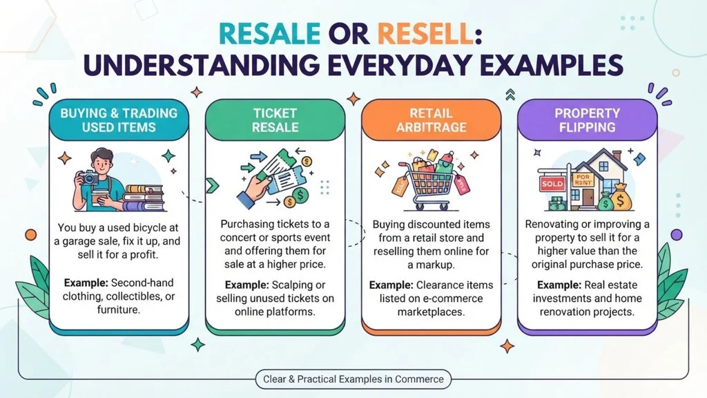 Resale or Resell in Everyday Examples
