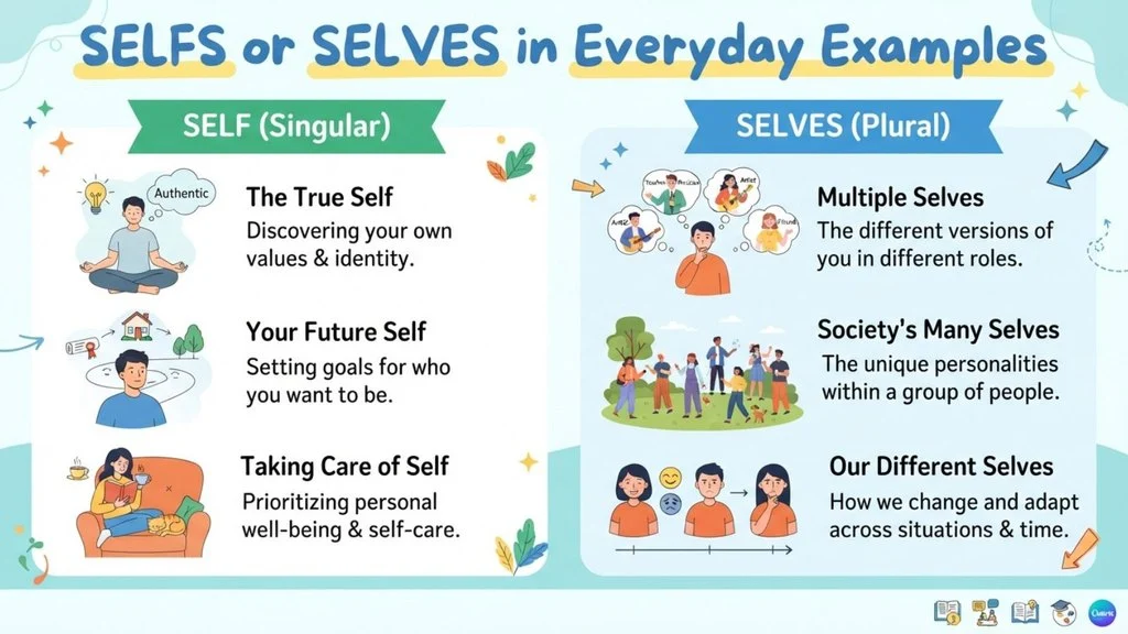 Selfs or Selves in Everyday Examples