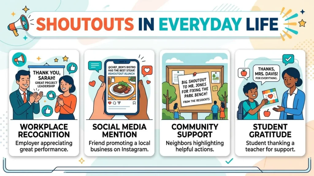 Shoutout in Everyday Examples