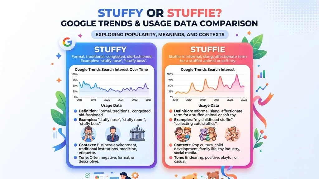 Stuffy or Stuffie – Google Trends & Usage Data