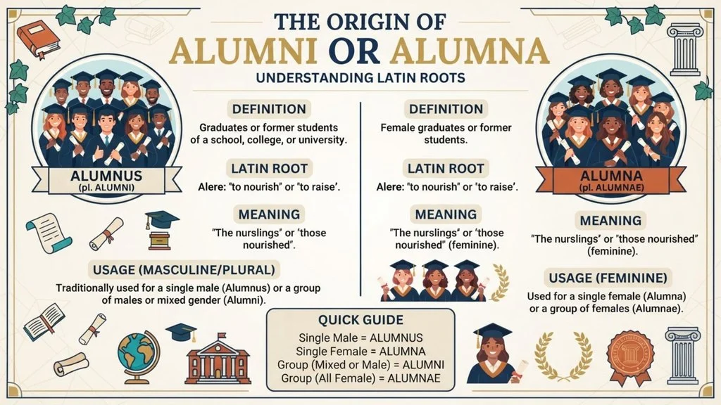 The Origin of Alumni or Alumna