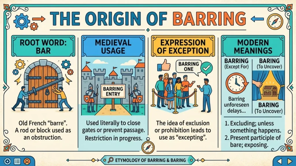 The Origin of Baring or Barring