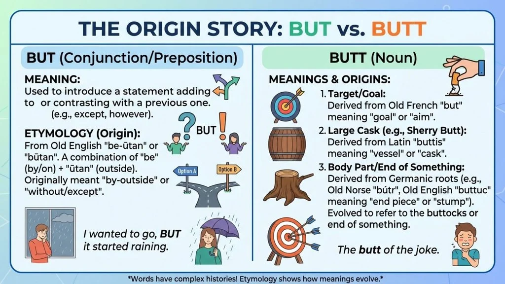 The Origin of But or Butt