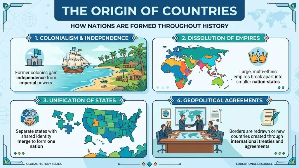 The Origin of Countries or Country’s