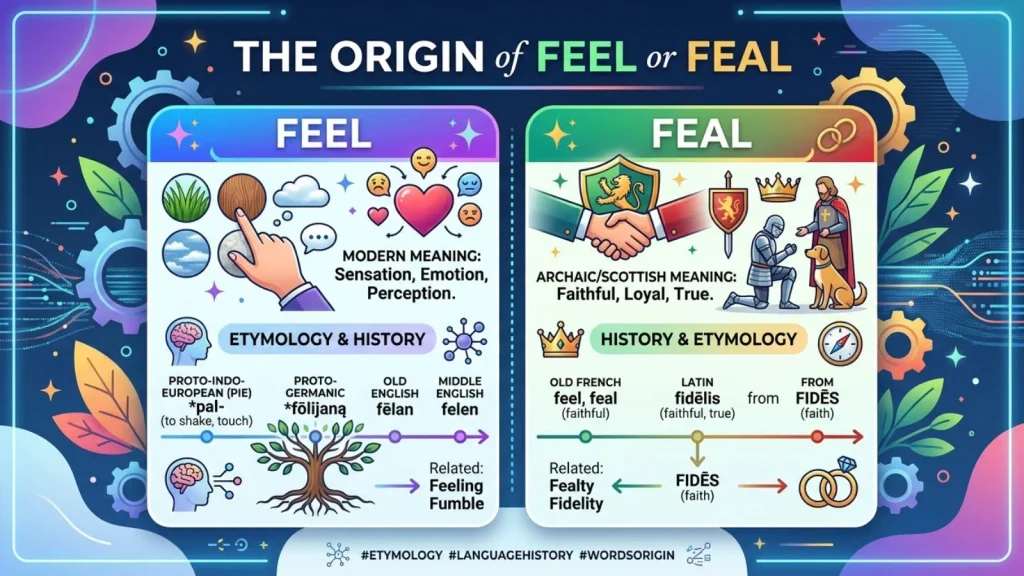 The Origin of Feel or Feal