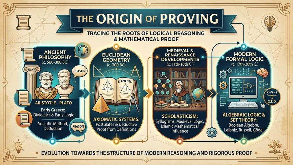 The Origin of Proving