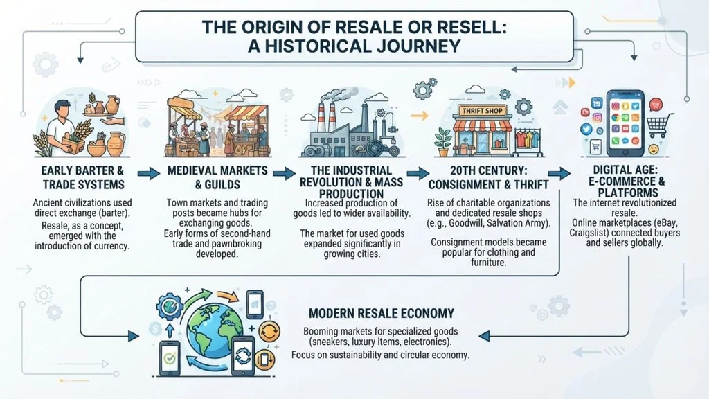 The Origin of Resale or Resell