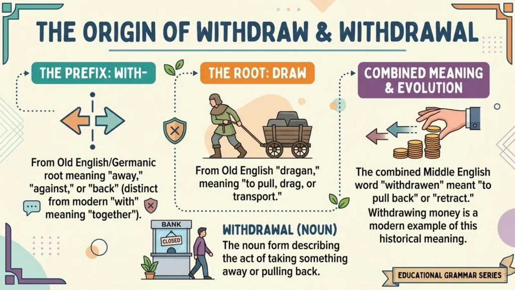 The Origin of Withdrawal or Withdraw