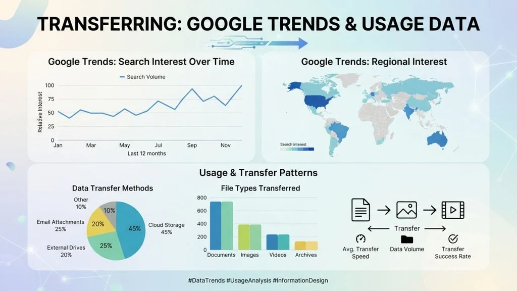 Transferring – Google Trends & Usage Data