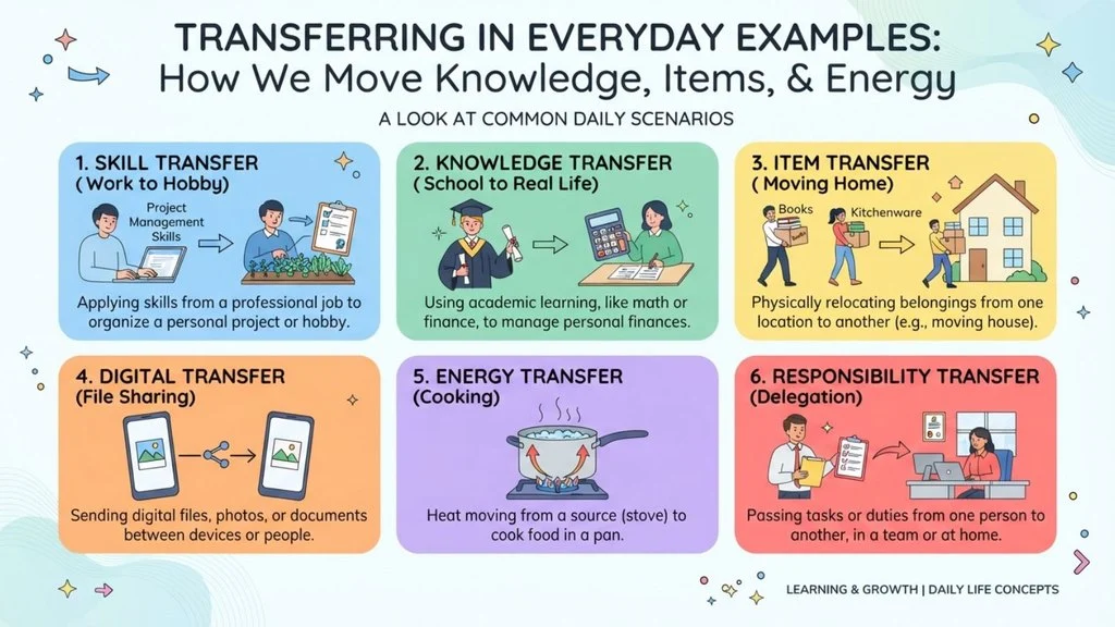 Transferring in Everyday Examples