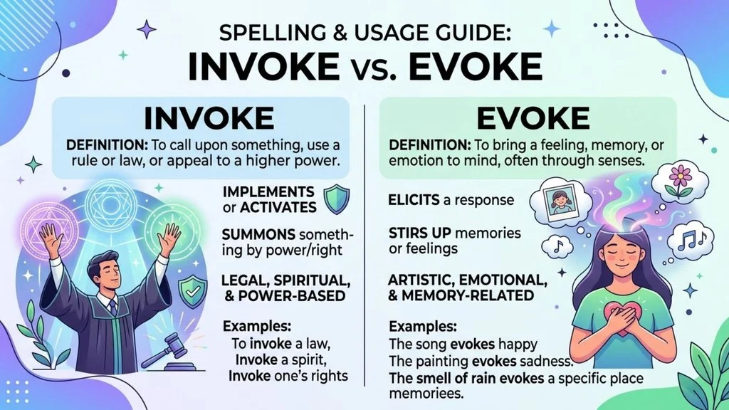 which-spelling-should-use-invoke-or-evoke