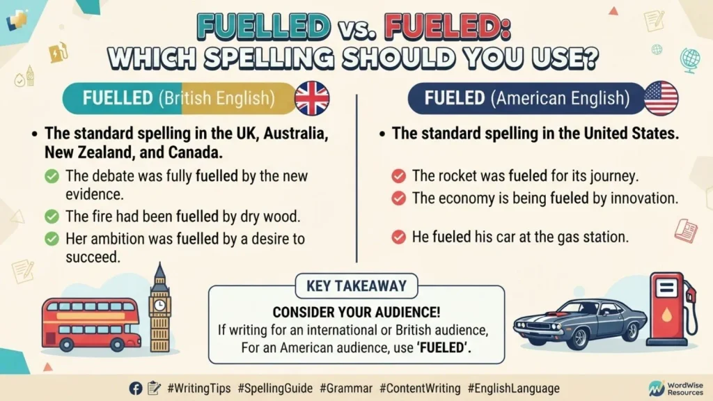 Which Spelling Should You Use Fuelled or Fueled?