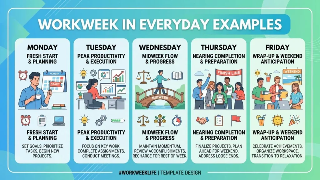 Workweek in Everyday Examples