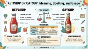 Ketchup or Catsup