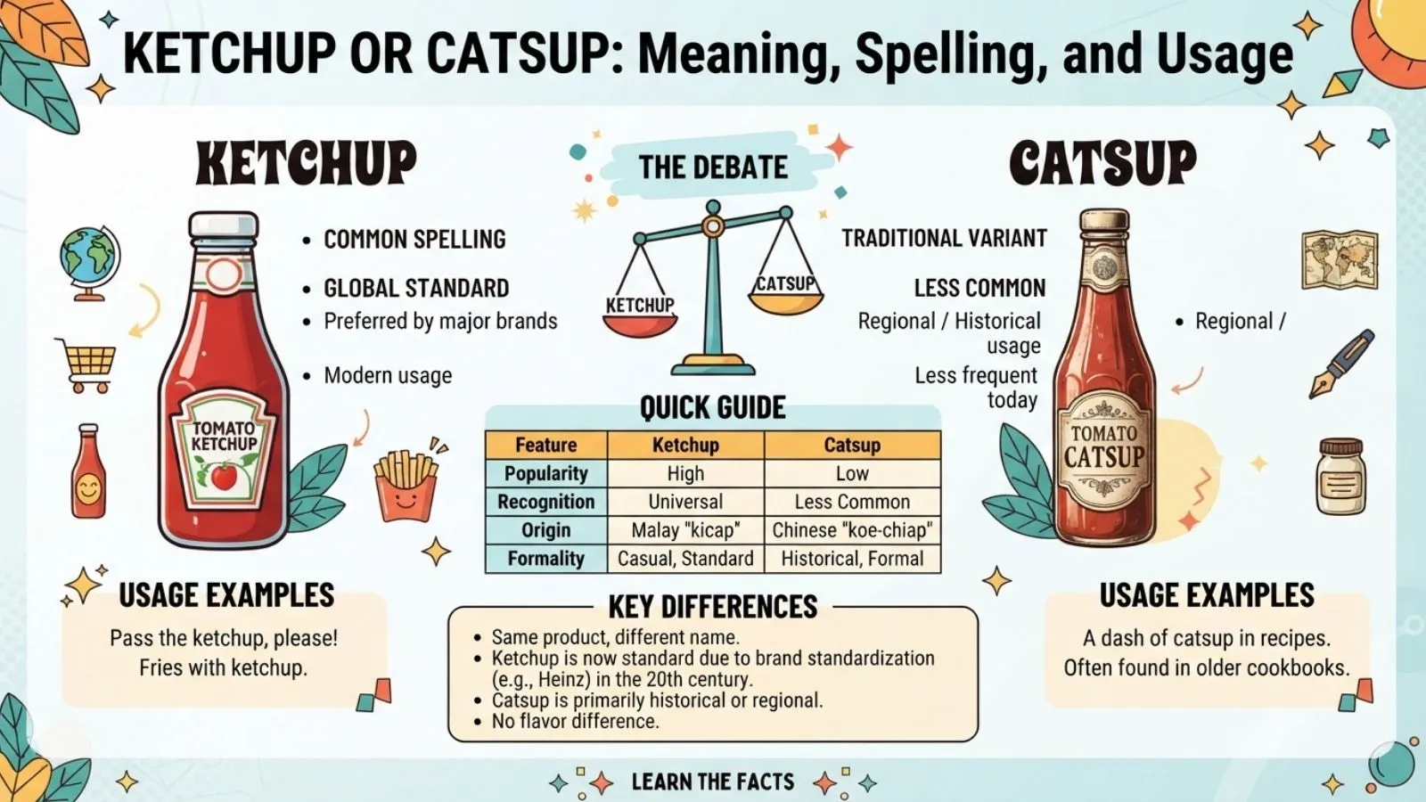 Ketchup or Catsup