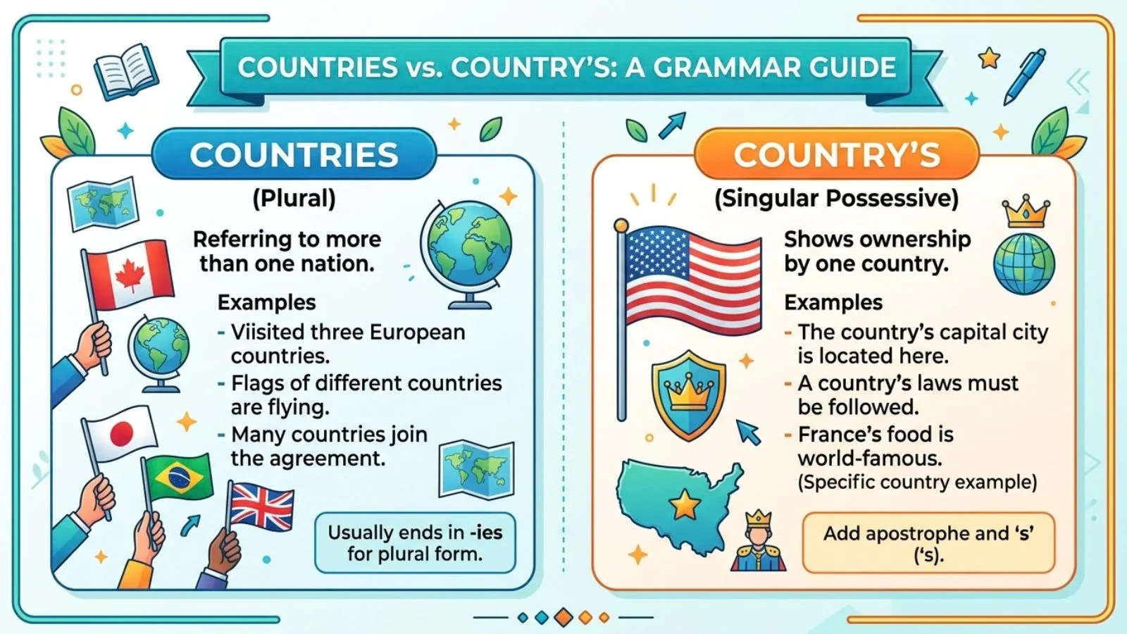 Countries or Country’s