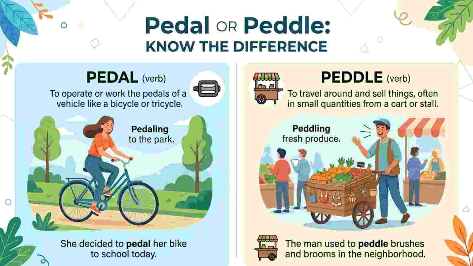 Pedal or Peddle