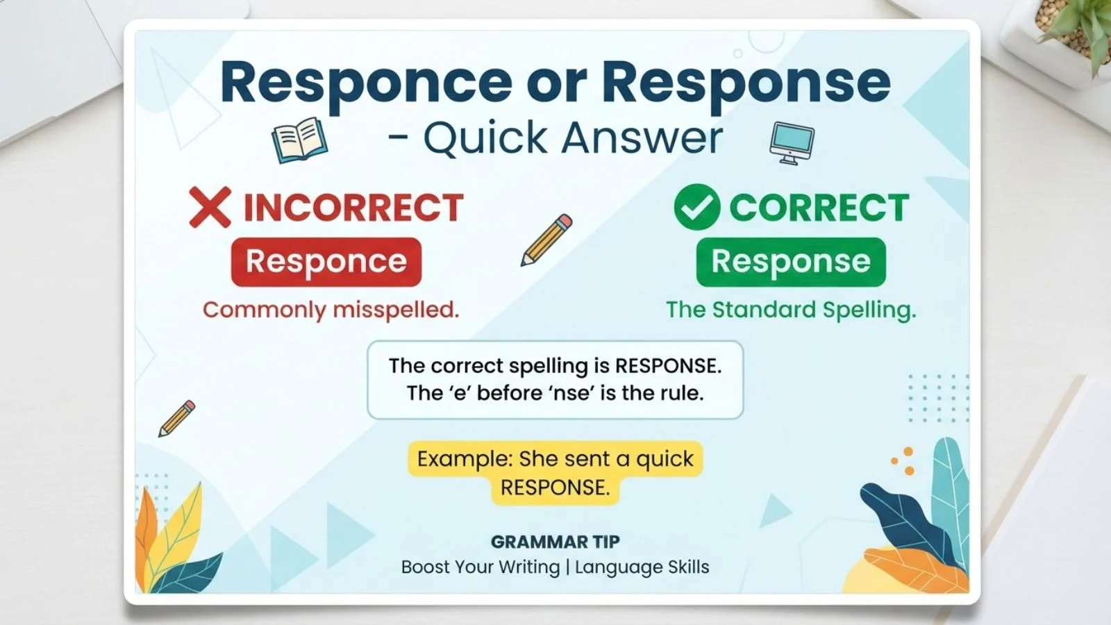 Responce or Response