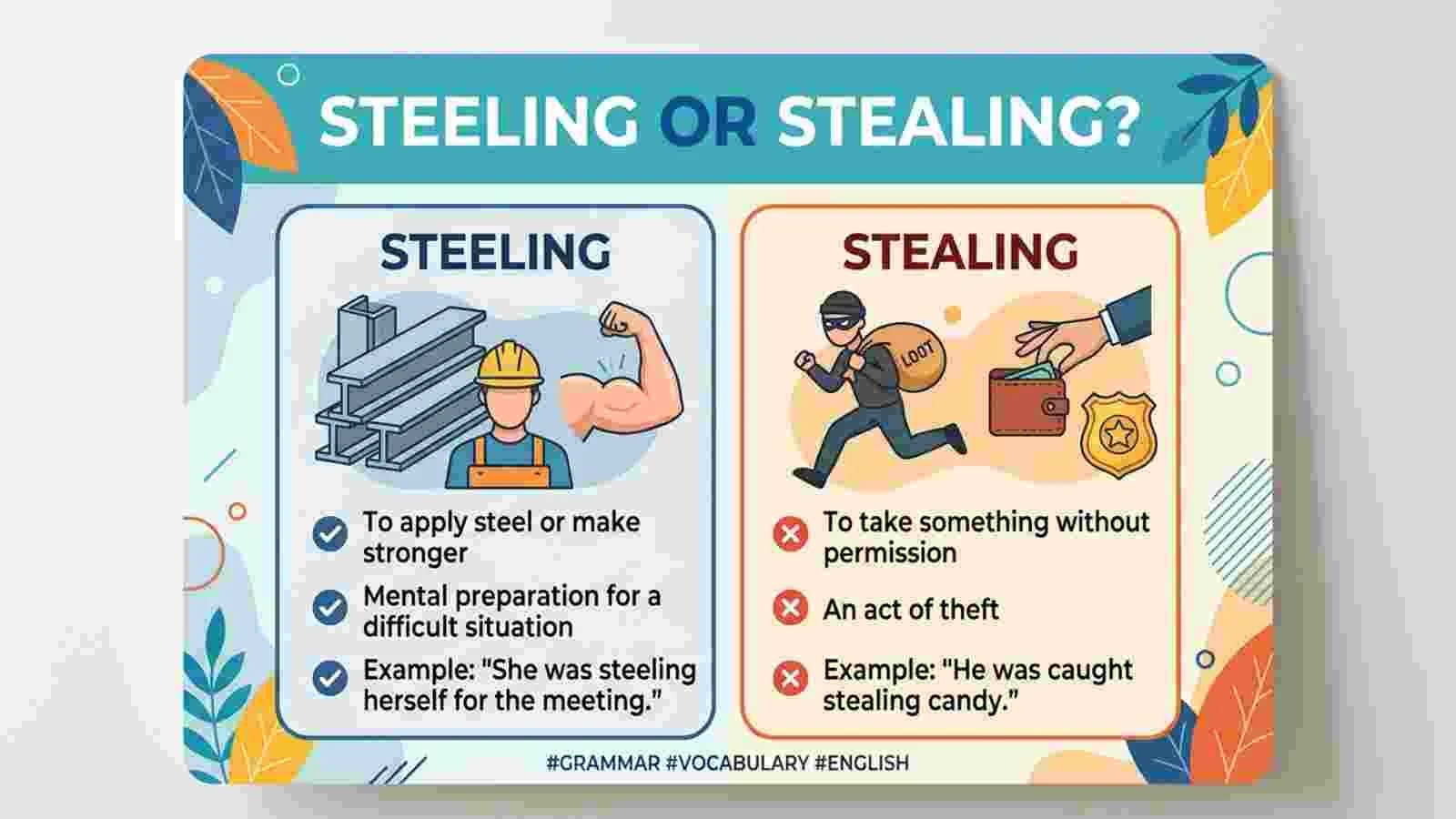 Steeling or Stealing